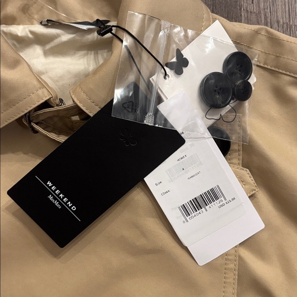 Max Mara Weekend Zelante Reversible Oversized Raincoat - Picture 9 of 12